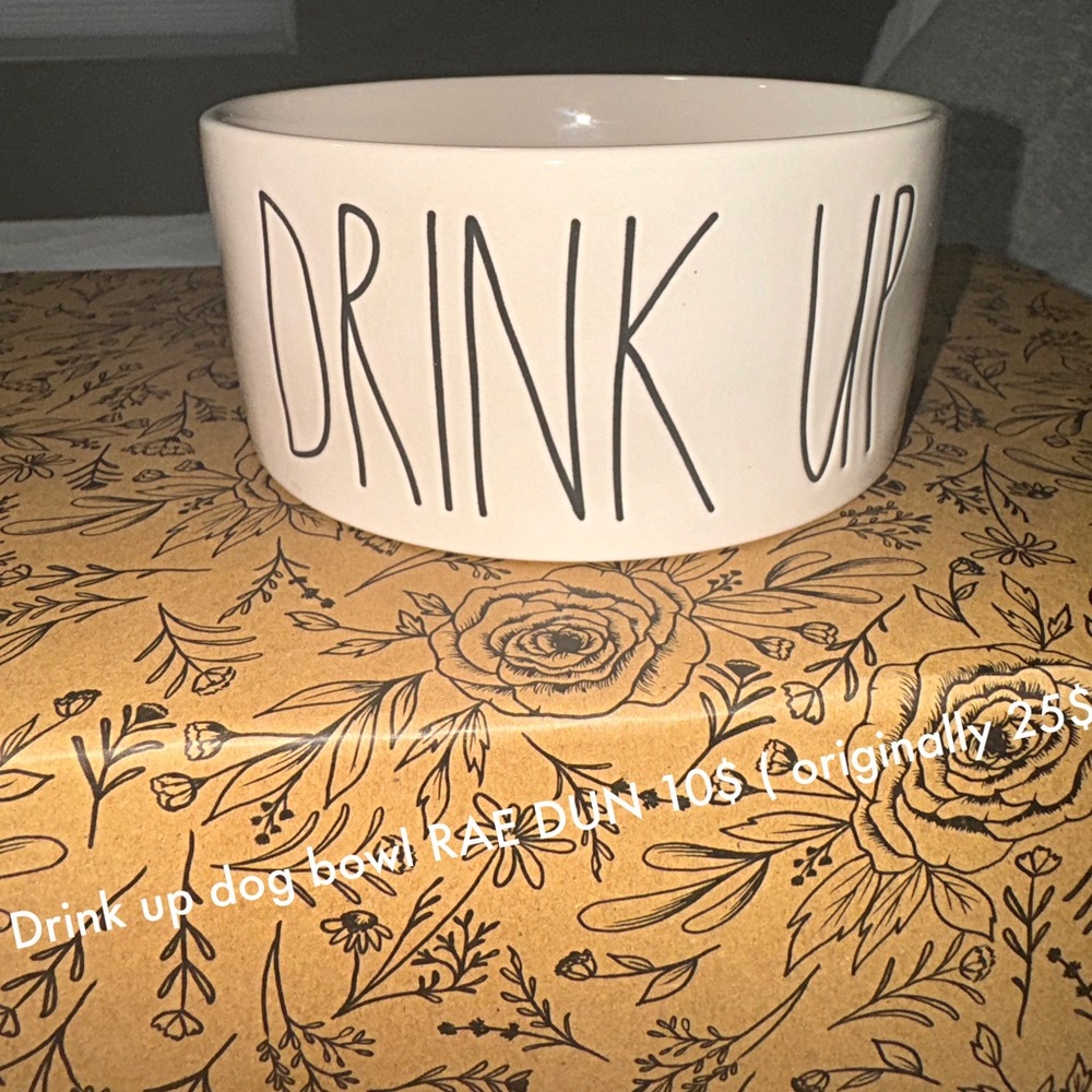 Rae Dunn dog bowel